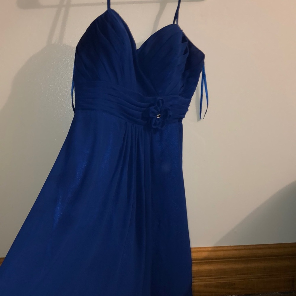 Blue dress